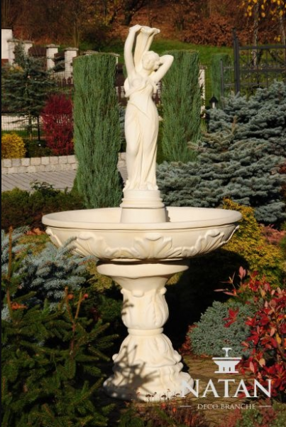 Zierbrunnen Springbrunnen Brunnen Dekoration Garten Fontaine Teich FIORE NOEMI